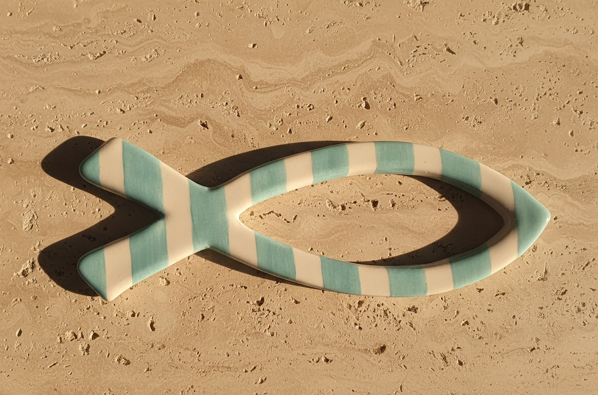 Ichthus Bleu Turquoise