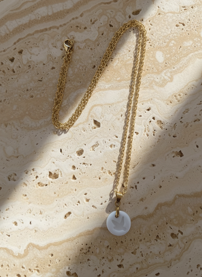 Médaillon Colombe en Porcelaine